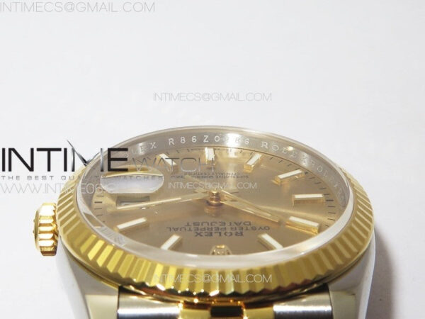 DateJust 36 904L SS/YG 126233 VSF 1:1 Best Edition Gold Stick Dial on Jubilee Bracelet VS3235 - Image 10