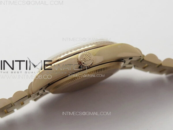 DateJust 31mm 278274 RG Crystals Bezel GMF Best Edition Silver Flowers Crystals Dial on RG President Bracelet A2824 - Image 10