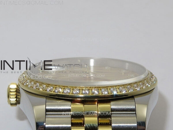 DateJust 36 SS/YG 126234 Diamonds Bezel JDF 1:1 Best Edition New YG Dial on Jubilee SS/YG Bracelet - Image 10