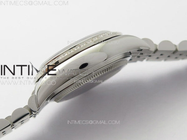 Datejust 28mm 279179 SS/Crystals APSF Best Edition Silver Dial Sticks Markers on SS Jubilee Bracelet NH05 - Image 11