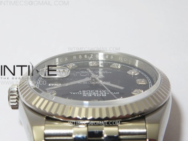 DateJust 36 SS 126234 VSF 1:1 Best Edition 904L Steel Black Dial Diamonds Markers on Jubilee Bracelet VS3235 - Image 10