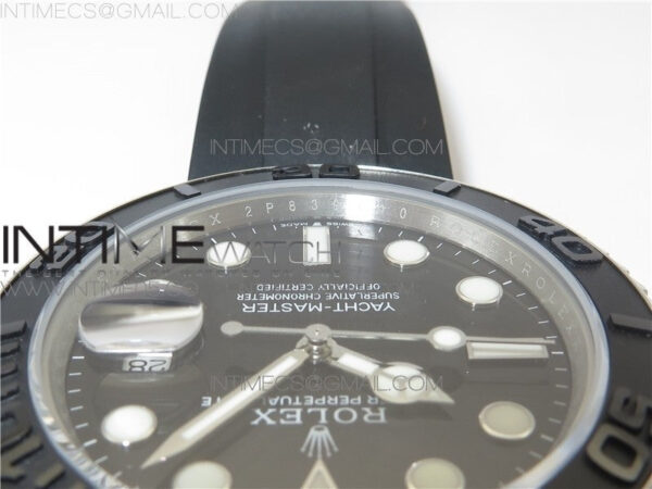 Yacht-Master 226659 42mm BP Maker Best Edition Black Ceramic Bezel on Oysterflex Rubber Strap A2824 - Image 10