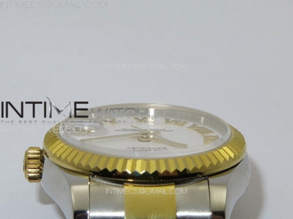 DateJust 31mm 178271 SS/YG APSF Best Edition White Dial Roman Markers on Oyster Bracelet A2824 - Image 10