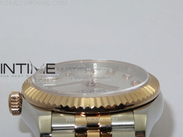 DateJust 31mm 178271 SS/RG APSF Best Edition Silver Dial Crystal Markers on Jubilee Bracelet A2824 - Image 10
