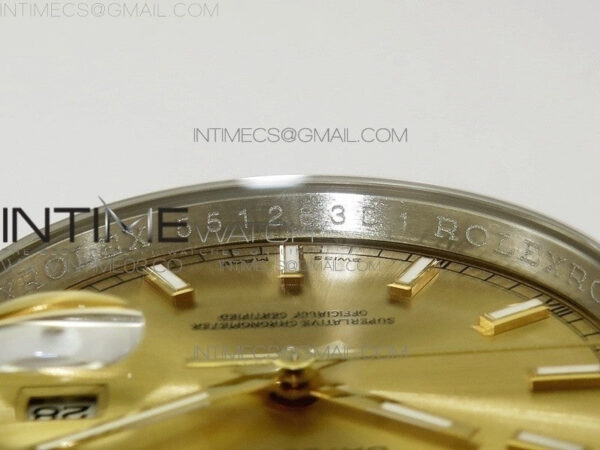 DateJust 36 SS/YG 126233 ARF 1:1 Best Edition YG Dial Stick Markers on SS/YG Jubilee Bracelet SH3135 - Image 10