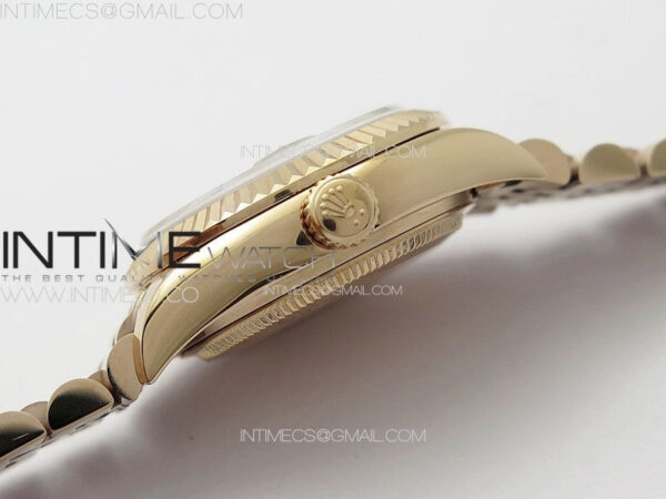Datejust 28mm 279179 RG APSF Best Edition Green Dial Crystals Markers on SS Jubilee Bracelet NH05 - Image 10