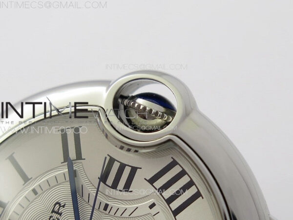Ballon Bleu 36mm SS K3F 1:1 Best Edition White Textured Dial on Black Leather Strap A076 - Image 10