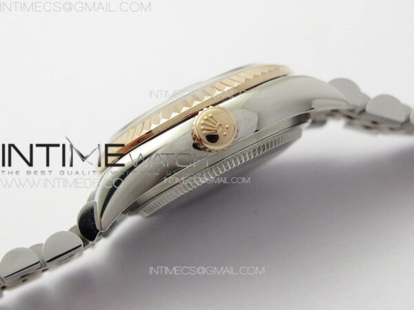 Datejust 28mm 279179 SS/RG APSF Best Edition Green Dial Crystals Markers on SS/RG Jubilee Bracelet NH05 - Image 10