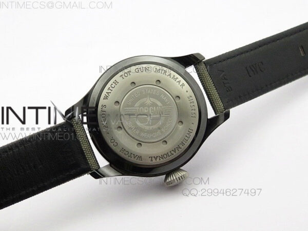 Big Pilot Real PR 48mm IW501902 Real Ceramic ZF 1:1 Best Edition on Green Nylon Strap A51111 V2(Released) - Image 11