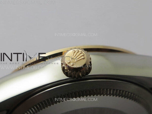 DateJust 31mm 278274 904L SS/RG Crystals Bezel GMF Best Edition Silver Flowers Crystals Dial on 904L SS/RG Jubilee Bracelet A2824 - Image 11
