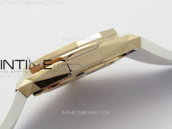 Classic Fusion Orlinski RG APSF 1:1 Best Edtion White Faceted Dial on White Rubber Strap A2892 - Image 11