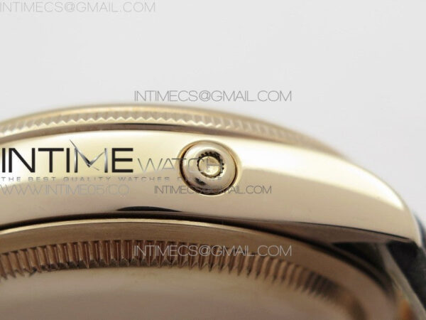 Cellini 50535 Moonphase RG GMF Best Edition White Dial on Brown Leather Strap A3195 - Image 11