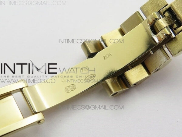 DateJust 28mm YG Diamond Bezel BP Best Edition White Silver Dial on YG Bracelet ETA2671 - Image 11