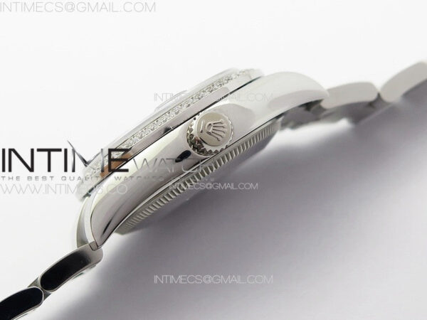 DateJust 31mm 178271 SS Crystal Bezel APSF Best Edition Blue Dial Crystal Markers on Oyster Bracelet A2824 - Image 11