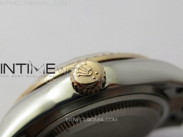 Datejust 28mm 279179 SS/RG APSF Best Edition Green Dial Crystals Markers on SS/RG Jubilee Bracelet NH05 - Image 11