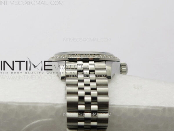 Datejust 28mm 279179 SS/Crystals APSF Best Edition Gray Dial Crystals Markers on SS Jubilee Bracelet NH05 - Image 11