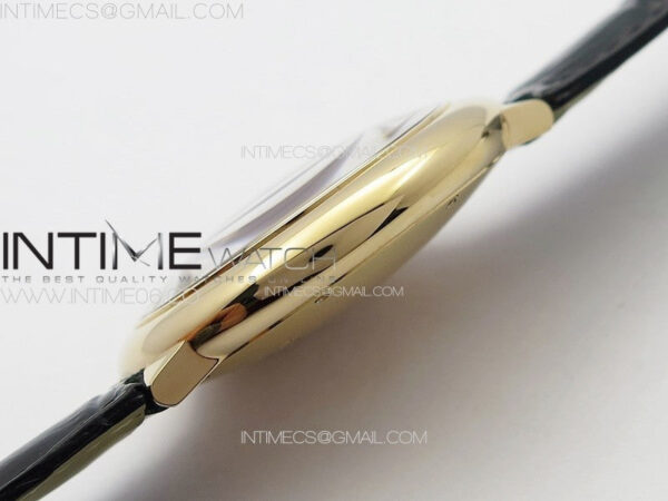 Ballon Bleu 42mm RG K3F 1:1 Best Edition Brown Texture Dial on Brown Leather Strap A2824 - Image 11