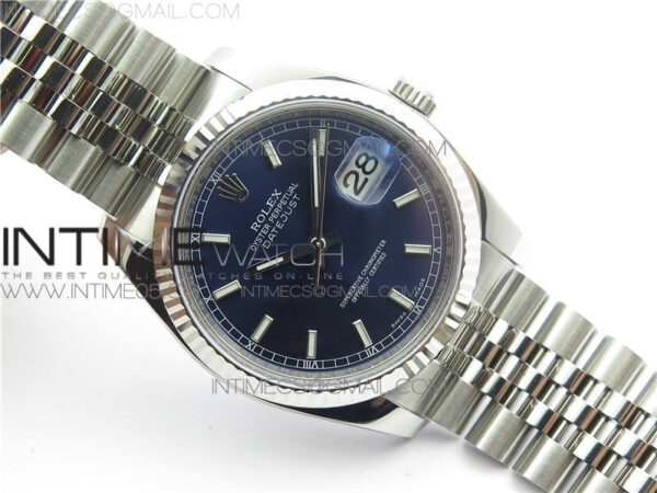 DateJust 36 SS 116234 ARF 1:1 Best Edition 904L Steel Blue Dial on Jubilee Bracelet SH3135 V3 - Image 11