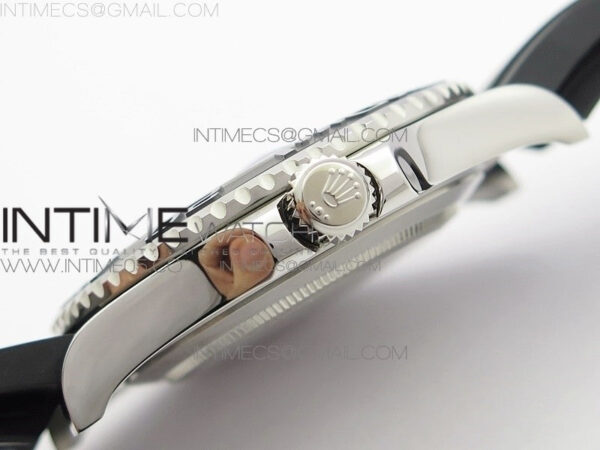 Yacht-Master 42mm 226659 VSF 1:1 Best Edition 3D Black Ceramic Bezel on Black Rubber Strap VS3235 - Image 11