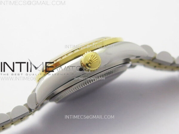 Datejust 28mm 279173 Crystals Bezel SS/YG APSF Best Edition Green Dial Crystals Markers on Jubilee Bracelet NH05 - Image 11