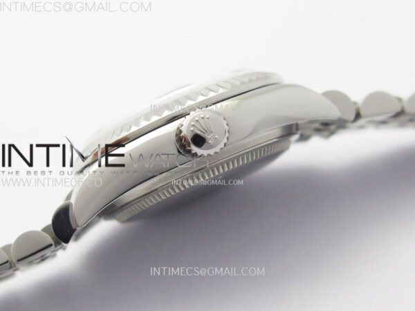 Datejust 28mm 279179 SS APSF Best Edition Gray Dial Crystals Markers on SS Jubilee Bracelet NH05 - Image 11