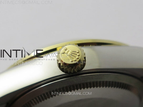 DateJust 31mm 278274 904L SS/YG Crystals Bezel GMF Best Edition Green Flowers Crystals Dial on 904L SS/YG Jubilee Bracelet A2824 - Image 12