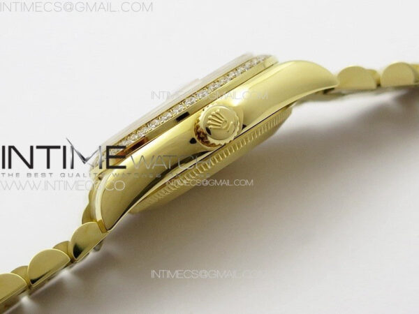 DateJust 31mm 178271 YG APSF Best Edition YG Dial Crystal Markers on President Bracelet A2824 - Image 11