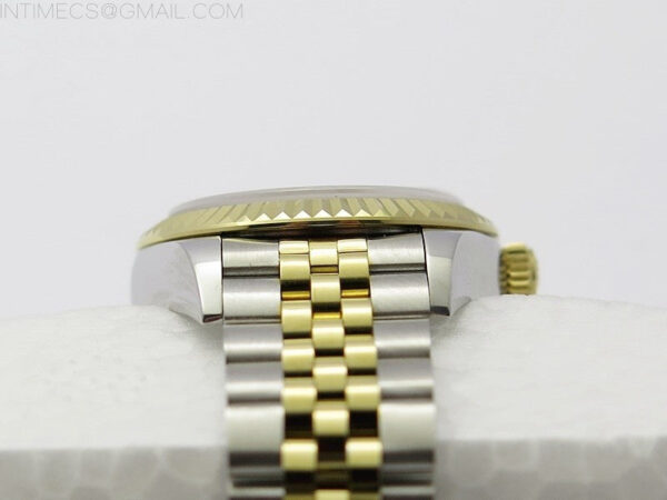 Datejust 28mm 279173 SS/YG BP Best Edition Green Crystals Markers Dial on SS/YG Jubilee Bracelet ETA2671 - Image 11