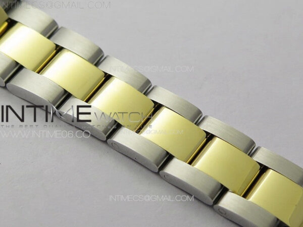 DateJust 31mm 278274 904L SS/YG GMF Best Edition Green Flowers Crystals Dial on 904L SS/YG Oyster Bracelet A2824 - Image 12