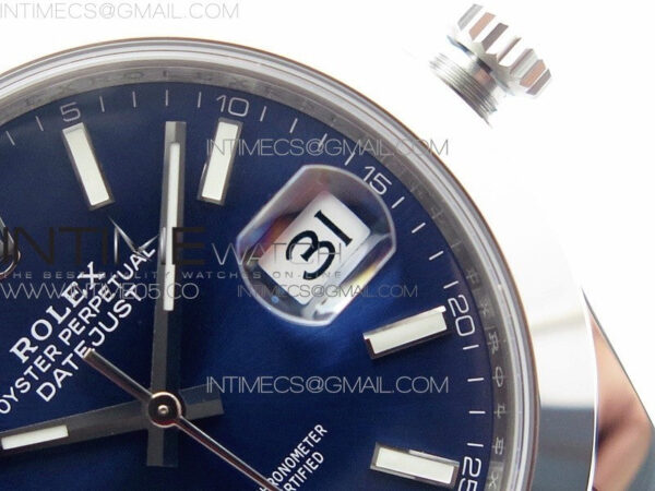 DateJust 41 126300 904L SS VSF 1:1 Best Edition Blue Dial on Oyster Bracelet VS3235 - Image 12