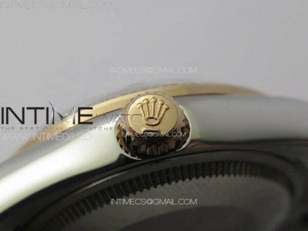 DateJust 31mm 72610 SS/Crystals Bezel APSF Best Edition Green Dial Roman Markers on Oyster Bracelet A2824 - Image 11