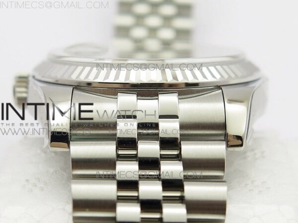 DateJust 36 SS 116234 ARF 1:1 Best Edition Blue dial Roman Markers on SS Jubilee Bracelet SA3135 - Image 11