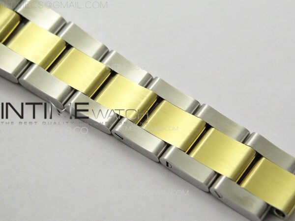 DateJust 31mm 278274 904L SS/YG GMF Best Edition Green Flowers Crystals Dial on 904L SS/YG Oyster Bracelet A2824 - Image 11