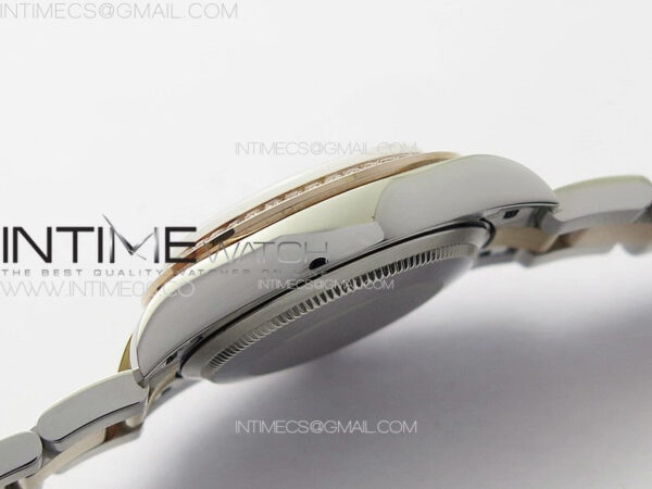 DateJust 31mm 278274 904L SS/RG Crystals Bezel GMF Best Edition Silver Flowers Crystals Dial on 904L SS/RG Oyster Bracelet A2824 - Image 12
