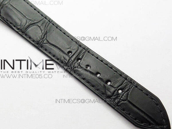 Cellini 50519 Real Date SS BP Best Edition Black Dial Sticks Markers on Black Leather Strap SA3165 - Image 12