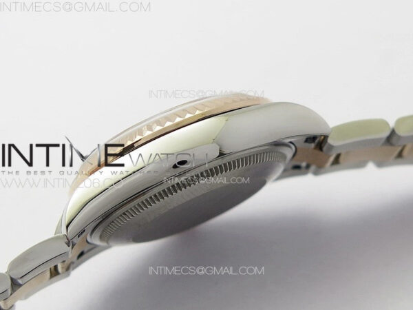 DateJust 31mm 72610 SS/RG APSF Best Edition Green Dial Crystals Markers on Oyster Bracelet A2824 - Image 12