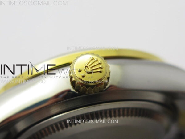 Datejust 28mm 279173 Crystals Bezel SS/YG APSF Best Edition Green Dial Crystals Markers on Jubilee Bracelet NH05 - Image 12