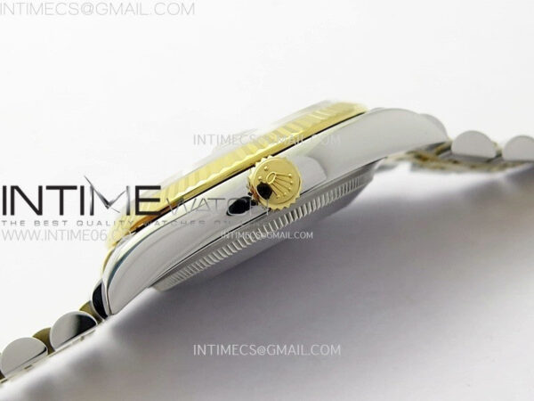 DateJust 36 SS 126233 904L SS/YG VSF 1:1 Best Edition Gold Fluted Dial Diamonds Markers on Jubilee Bracelet VS3235 - Image 12