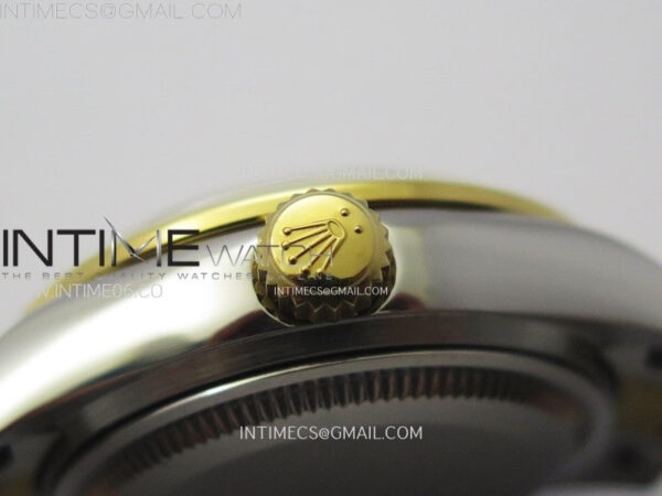 Datejust 28mm 279173 Smooth Bezel SS/YG APSF Best Edition Green Dial Crystals Markers on Jubilee Bracelet NH05 - Image 12