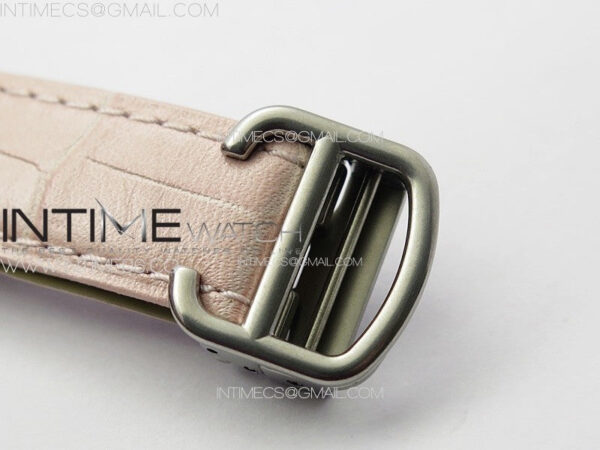 Ballon Bleu 36mm SS K3F 1:1 Best Edition Pink Textured Dial on Pink Leather Strap A076 - Image 12