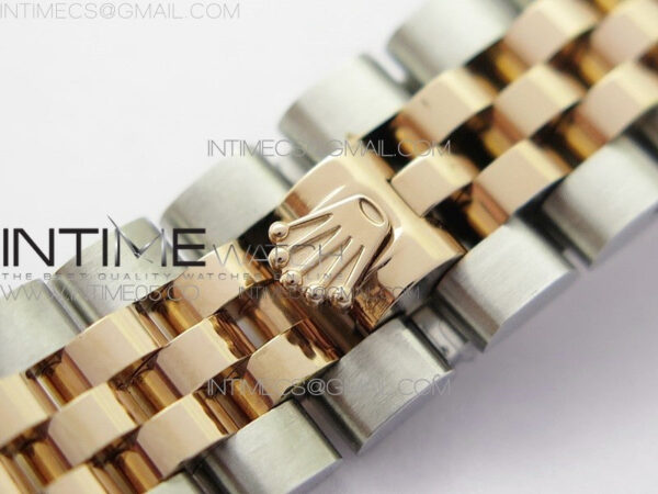 Datejust 28mm 279173 SS/RG BP Best Edition Gray Stick Markers Dial on SS/RG Jubilee Bracelet ETA2671 - Image 12