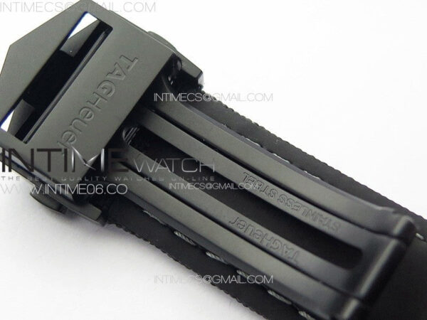 Aquaracer Calibre 5 PVD 41mm TARF 1:1 Best Edition Carbon/RG Dial on Black Nylon Strap SW200 - Image 12