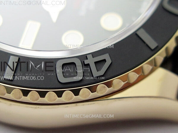 Yacht-Master 126655 Weight RG/Tungsten Gold ARF 1:1 Best Edition Black Ceramic Bezel on Oysterflex Rubber Strap VS3235 - Image 11