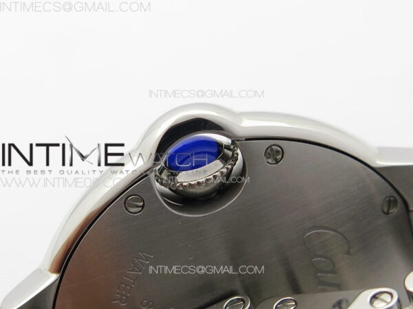 Ballon Bleu 33mm SS V20F 1:1 Best Edition White Textured Dial on SS Bracelet Gen Cal.157 Quartz - Image 12