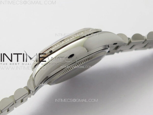 Datejust 28mm 279179 SS/Crystals APSF Best Edition Ice Blue Dial Sticks Crystals Markers on SS President Bracelet NH05 - Image 12