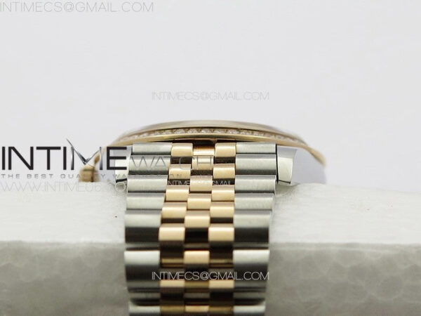 DateJust 36 SS/YG 126231 Diamonds Bezel JDF 1:1 Best Edition New Silver Dial on Jubilee SS/YG Bracelet - Image 11