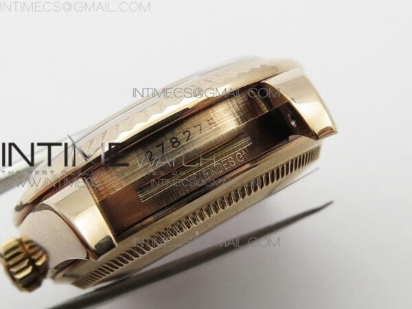 Datejust 31mm 278275 RG BP Best Edition Brown Crystal Markers Dial on RG President Bracelet - Image 10