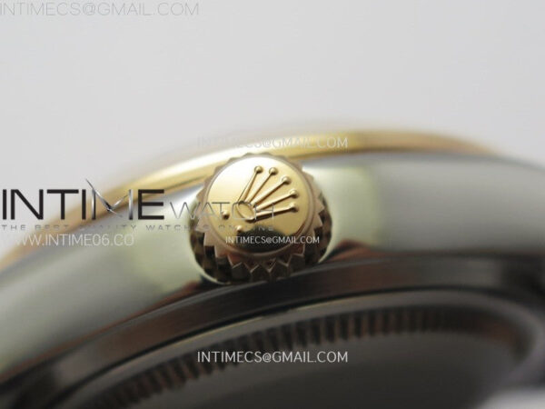 Datejust 28mm 279171 Smooth Bezel SS/RG APSF Best Edition Gray Dial Roman Markers on SS Jubilee Bracelet NH05 - Image 12