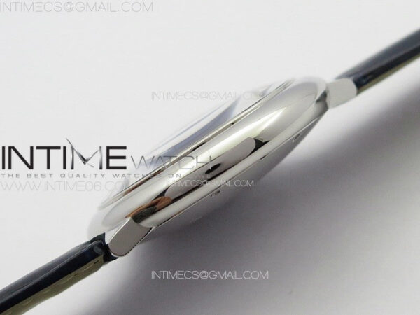 Ballon Bleu 42mm SS K3F 1:1 Best Edition Blue Texture Dial on Blue Leather Strap A2824 - Image 12