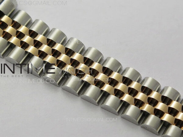 DateJust 31mm 278274 904L SS/RG GMF Best Edition Silver Flowers Crystals Dial on 904L SS/RG Jubilee Bracelet A2824 - Image 13